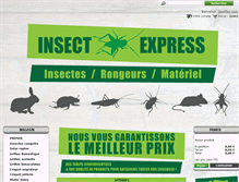 Tablet Screenshot of insect-express.com